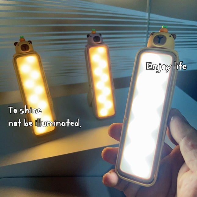 Capybara shaped desk lamp

