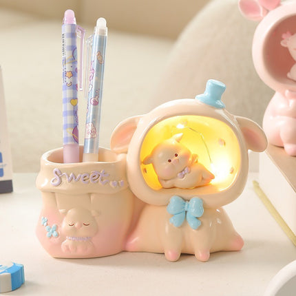 Cartoon deer desk organizer LED

