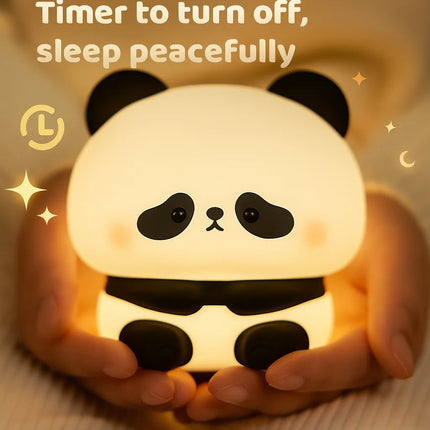 Cartoon panda LED night light

