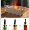 DQ711-white + three bottles of essential oil (cologne + floral + fresh)