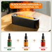 DQ709-Black + Three bottles of essential oil (Cologne + Floral + Fresh)