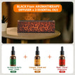 DQ711 pro-black + 3 bottles of 10ml essential oil (Cologne + Floral + Fresh)