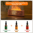 DQ709 pro-black + 3 bottles of 10ml essential oil (Cologne + floral + fresh)