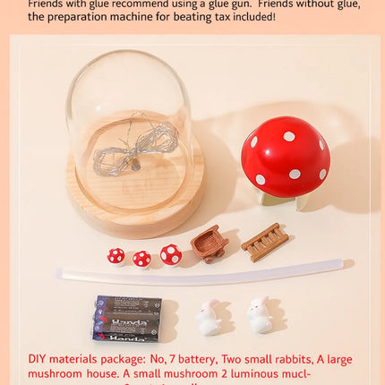 Mushroom ball lamp