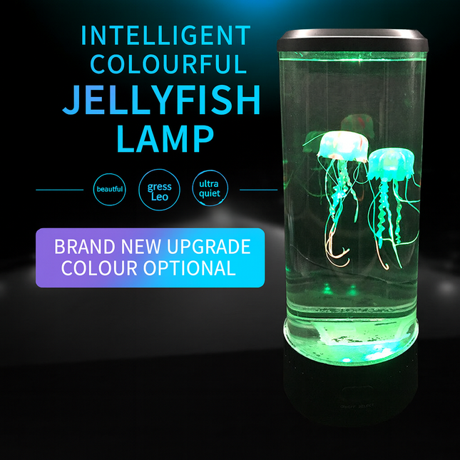 Large Jellyfish Lamp – USB Colorful LED Color-Changing Simulation Aquarium Night Light for Home & Desktop Decor