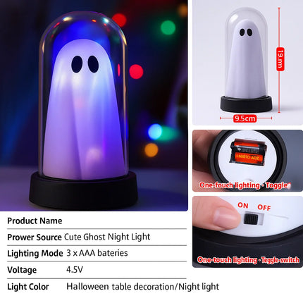 Glowing One-Eyed Night Light – LED Halloween Lantern, Ghost Festival Party Decoration, Atmospheric Ornament