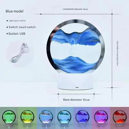Circular Sand Motion Light

