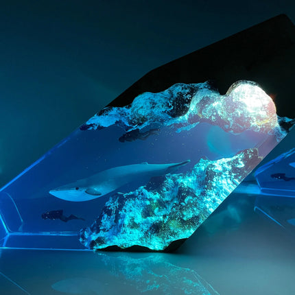 Coastal Glow Resin Lamp

