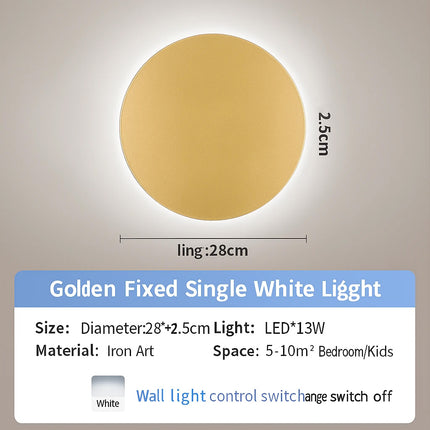 Coastal weatherproof round wall light

