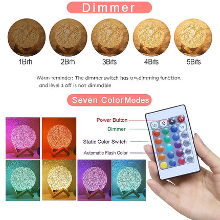 Color Changing Rubberball Lamp

