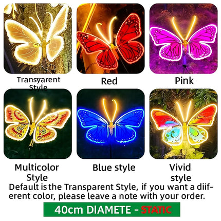 Color changing butterfly lights

