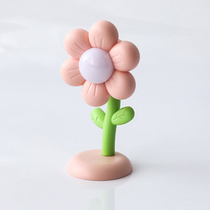 Color changing flower pot lamp

