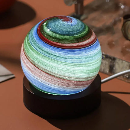 Color changing planet lamp

