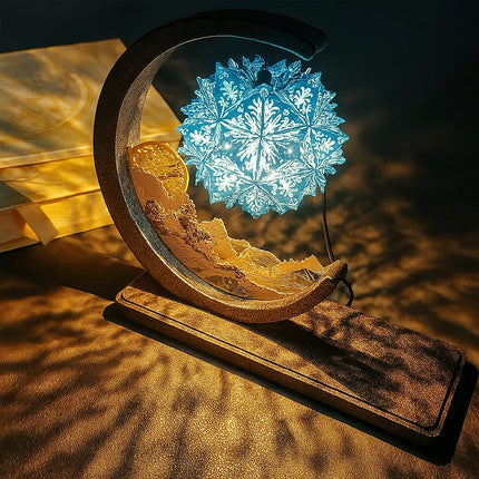 Compressed Crystal Desk Lamp