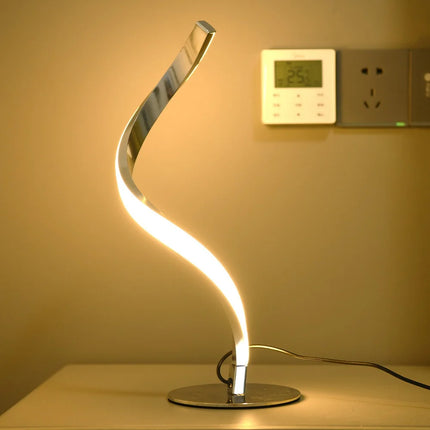 Contemporary Spiral Desk Light

