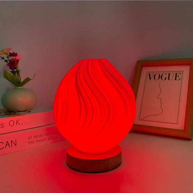 Cozy wave lamp for bedroom

