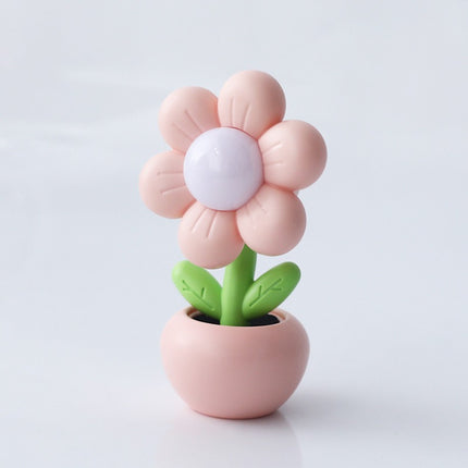 Cute flower pot night lamp

