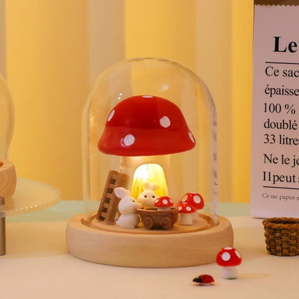 Mushroom ball lamp