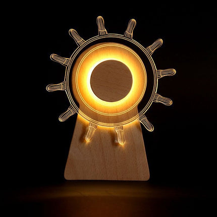Cute windmill desk lamp

