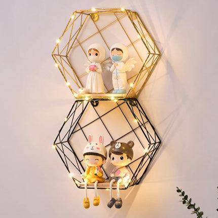 DIY Hex LED Wall Lamp

