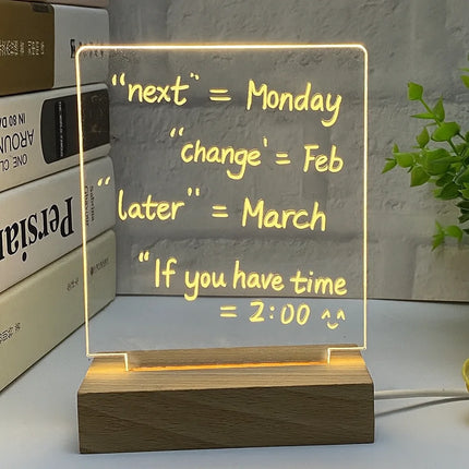 DIY LED Writing Board Light

