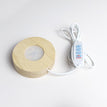 Plug-in frosted round 8cm (three-color light)