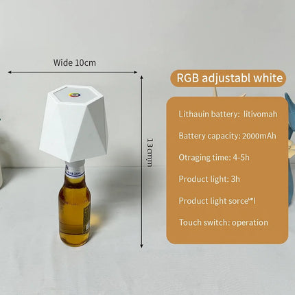 DIY Wine Bottle Fairy Lamp

