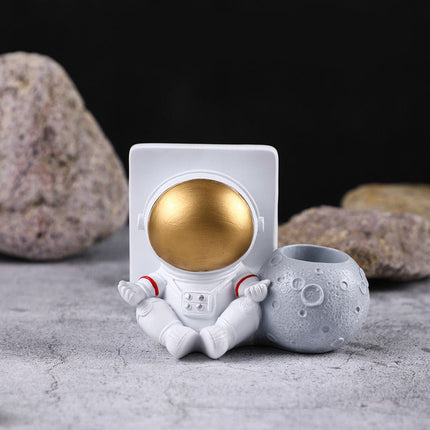 Deer design LED stationery holder

