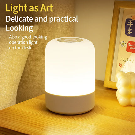 Dimmable Touch Table Lamp with USB

