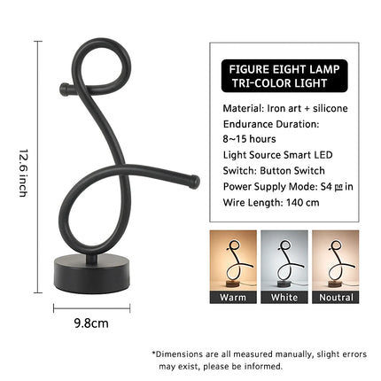 Dimmable spiral LED lamp

