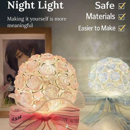 Diy Rose lamp