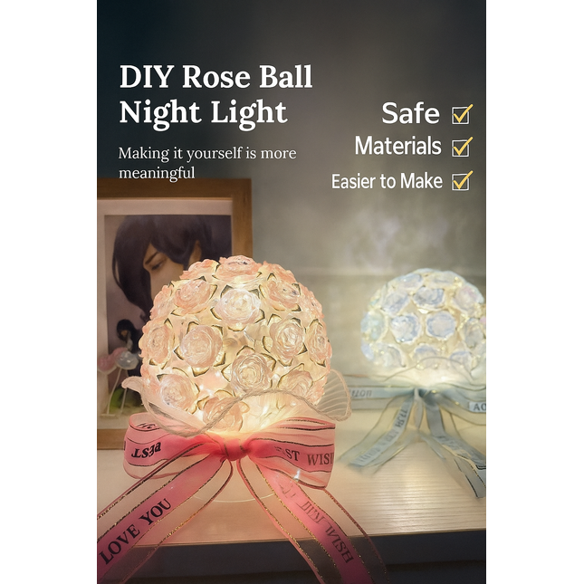 Diy Rose lamp