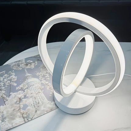 Dual Circle LED Table Lamp

