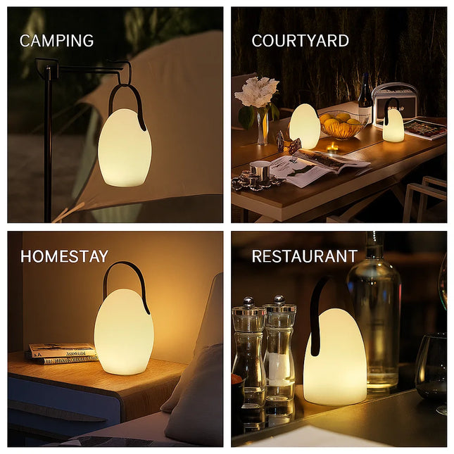 Egg bag shaped night lamp


