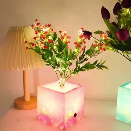 Elegant Marble Flower Light

