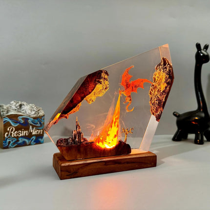 Fantasy Dragon Table Lamp

