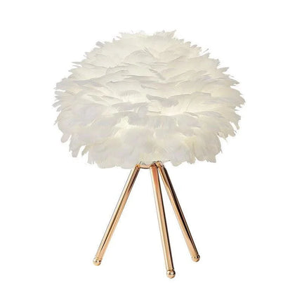 Feather Shade Desk Lamp

