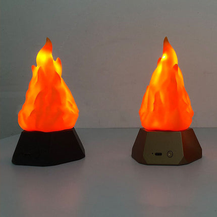 Flame effect night lamp

