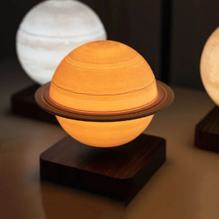 Floating Saturn LED light

