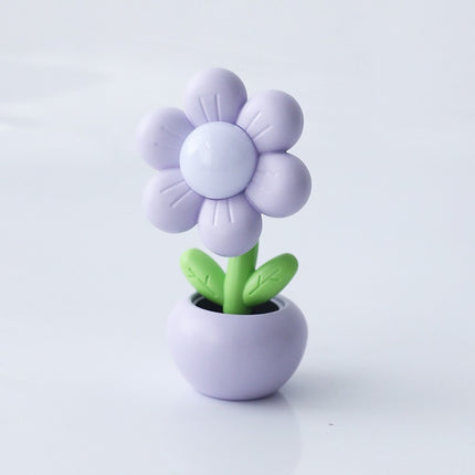 Flower pot night light for bedroom

