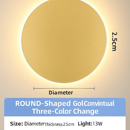 Frosted round wall light outdoor

