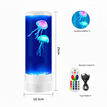 12-inch - black (remote control) 2 fish + 2 jellyfish