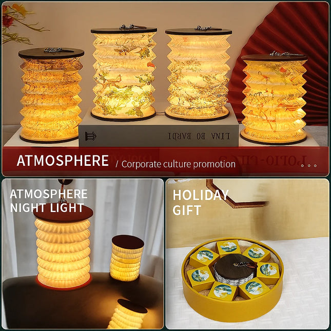 Geometric Folding Paper Lamp 