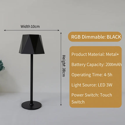 Glass Bottle Table Light

