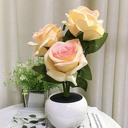 Glow-in-the-Dark Rose Lamp

