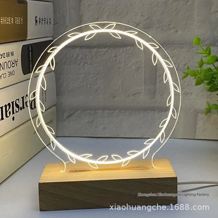 Glowing Text Display Lamp

