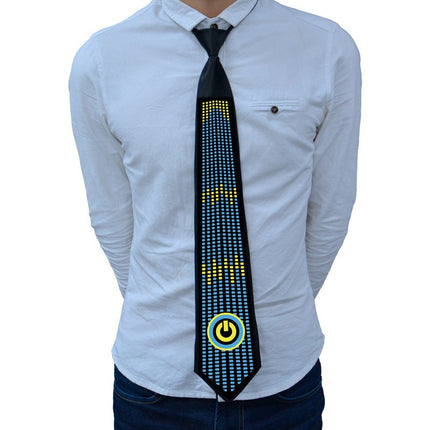Glowing tie for concerts

