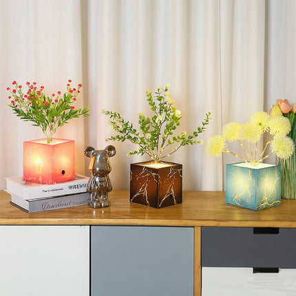 Rechargeable Flower Pot Ambiance Lamp | Indoor-Outdoor Decorative