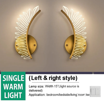 Handmade coconut wall light

