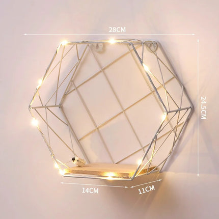 Hex Wall Light for Gaming Room

